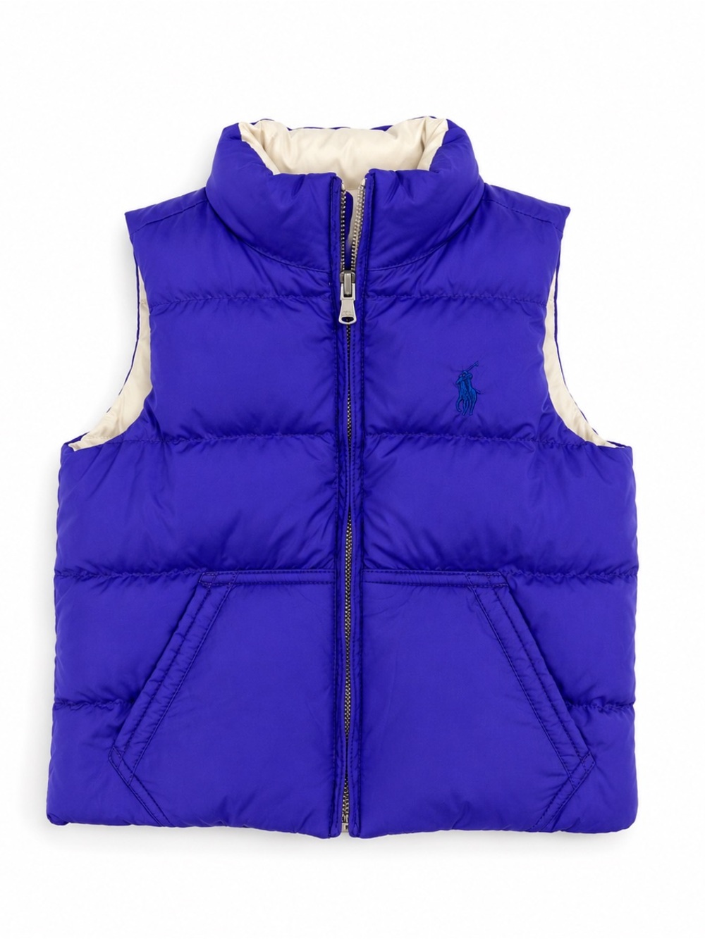 Polo Ralph Lauren Toddler Quilted Reversible Puffer Vest Quiet Luxury